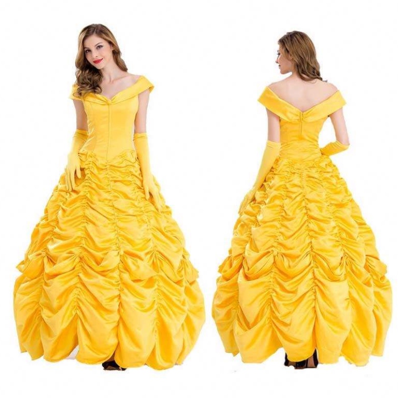 lemeteen دور Cosplay Classic Princess Snow White Beauty Aurora Costume Women Princess Dress SZAC-007