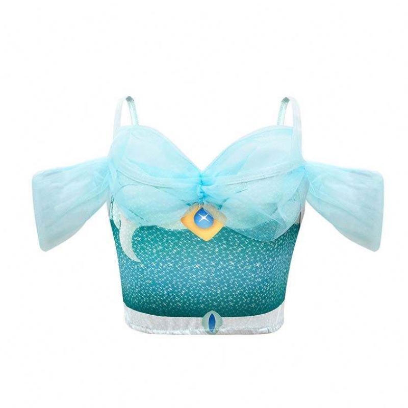 Novedadess 2022 Halloween Cosplay Arabian Princess Aladdin و Jasmine Costume مع مجوهرات عقال HCAL-005