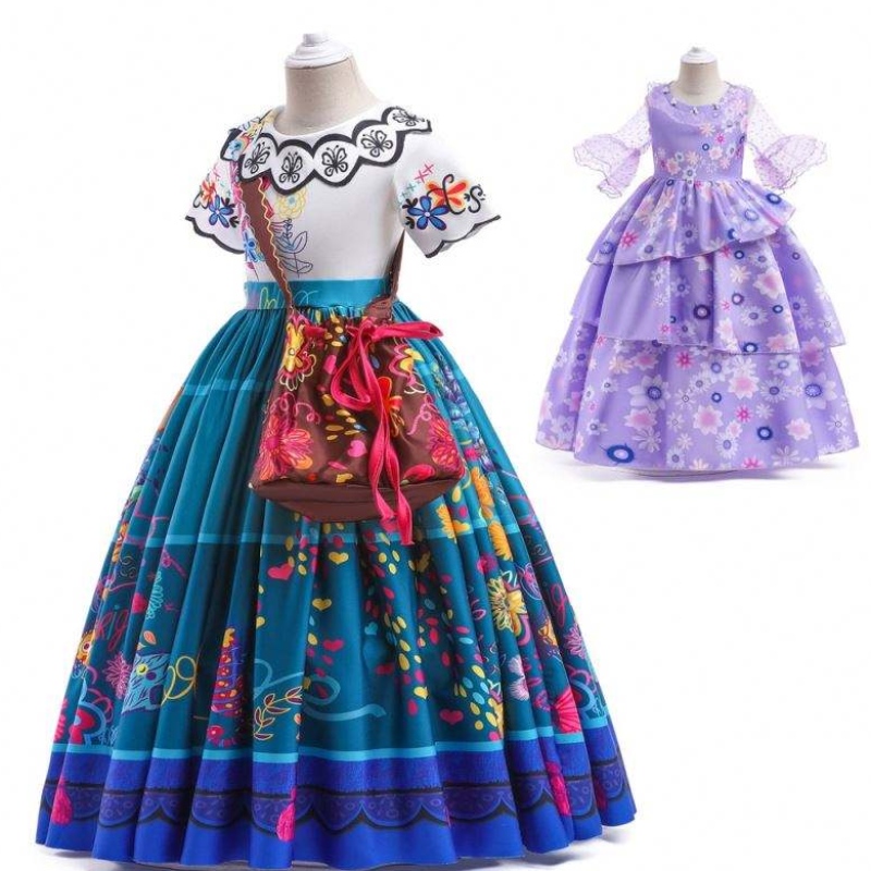 نساء هالوين بدلات Cosplay Costume Dress Outfit Mirabel Dress Encanto Costume Adult HCIS-009