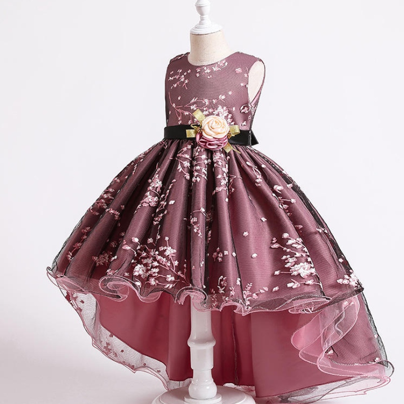 2022 PAGEANT VINTAGE DIST KIDS Party First Bridesmaid Dresses for Girls Children Wedding Dress Girl Infant Vestido Teen