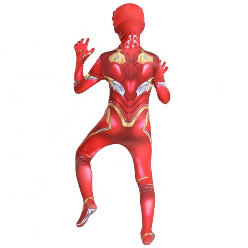 New Parent-Children 3D Print Muscle Armor Design Suits With With Face Mask for Kids Halloween Movie Children \\\\ \\\\ \\\\