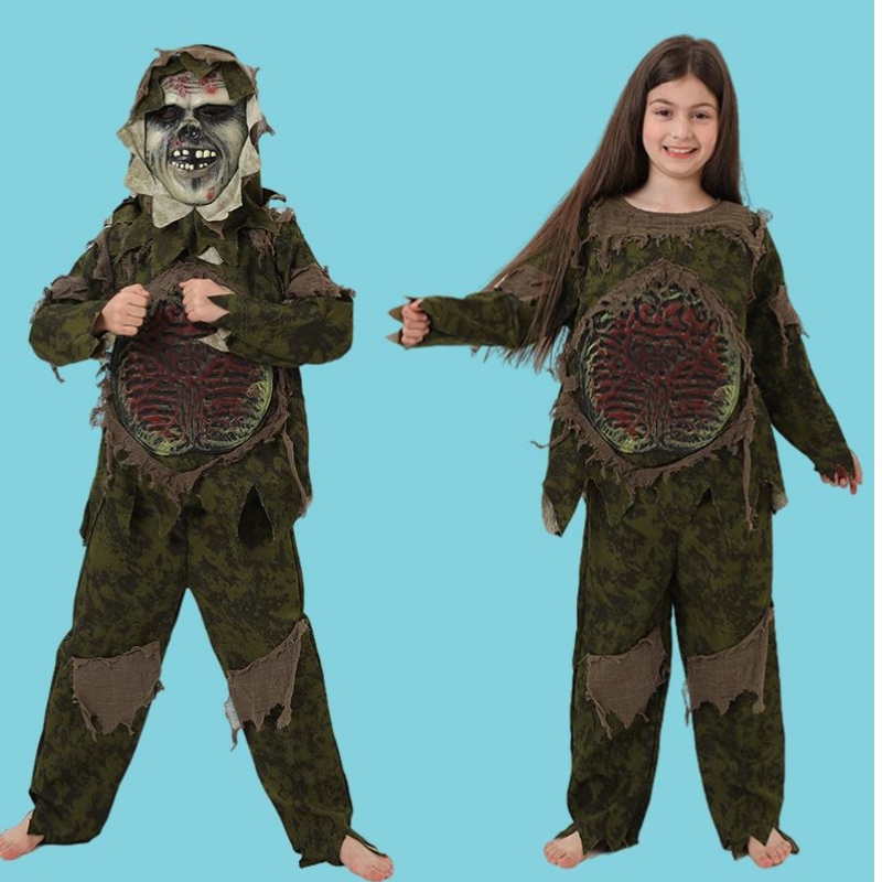 كيد \\\\ هالوين زي الغيبوبة cosplay boy monster assume horror mask compie zombie