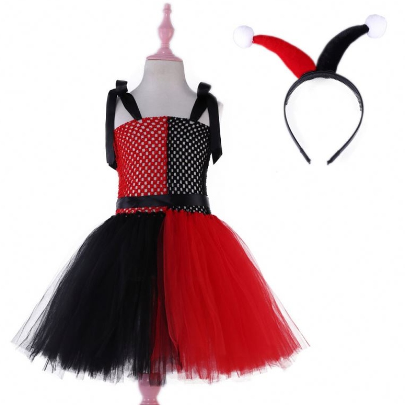 انتحار هارلي فرقة Quinn الأزياء الأزياء PURIM Christmas Halloween Cosplay Cosplay Dress For Kids