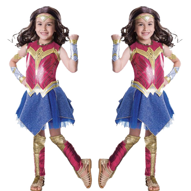 فيلم Wonder Woman Movie Child \\\\\'s Costume Children Girls Fancy Deluxe Clothing